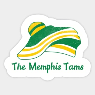 Retro Memphis Tams Basketball Sticker